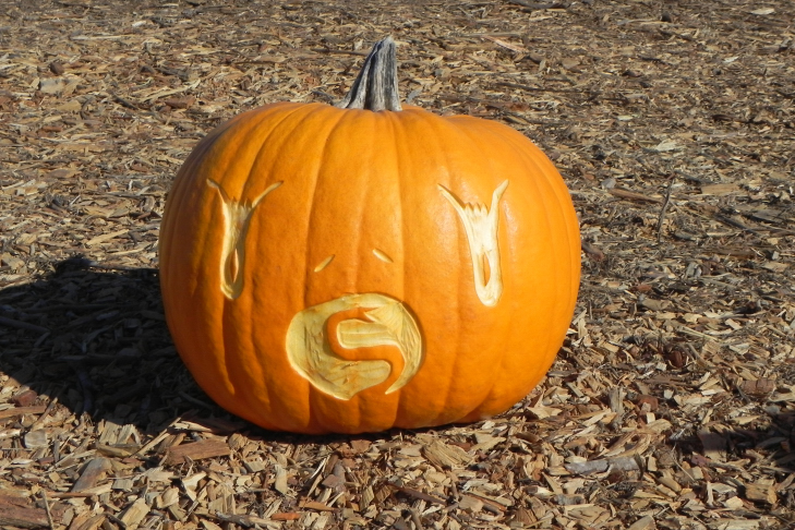 Pumpkin Carving Idea Serpent